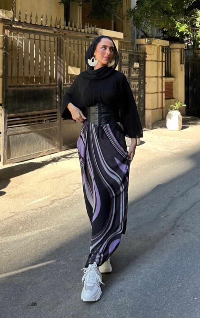Multiway chiffon dress