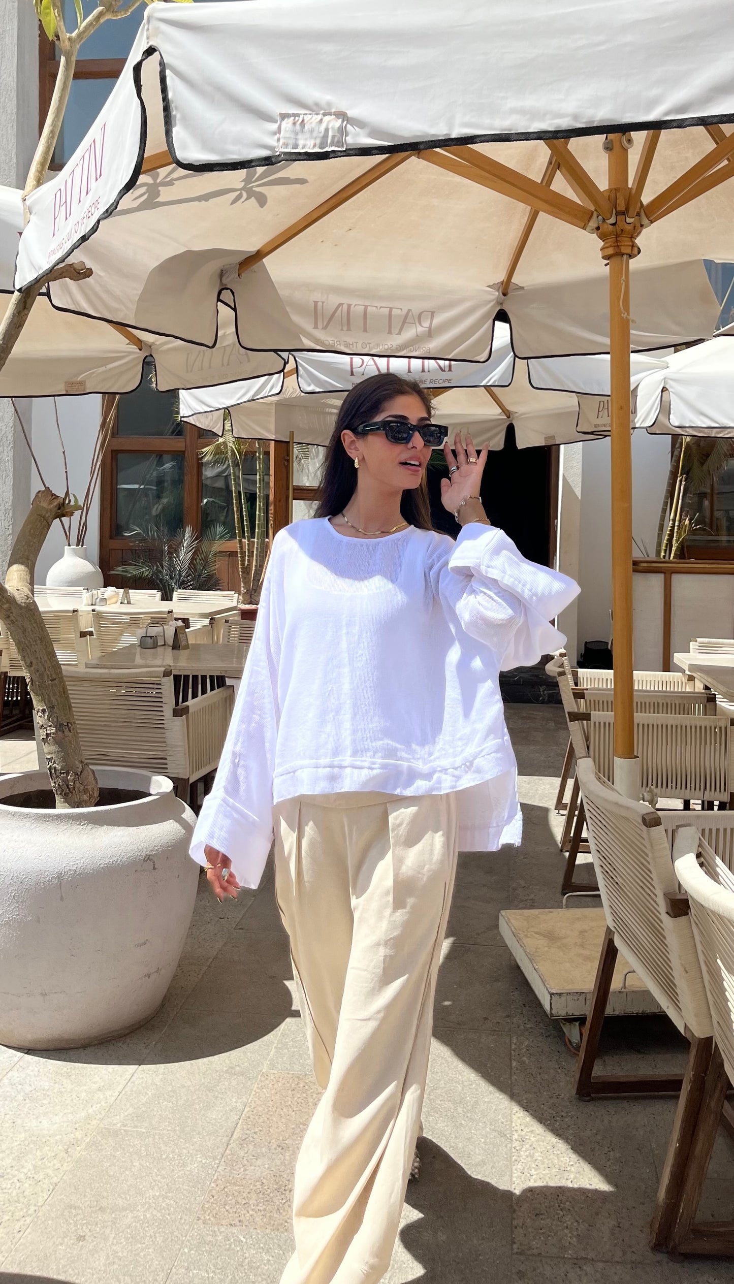 Mesh Breezy Linen Top