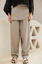 Curve Pocket Linen Pants
