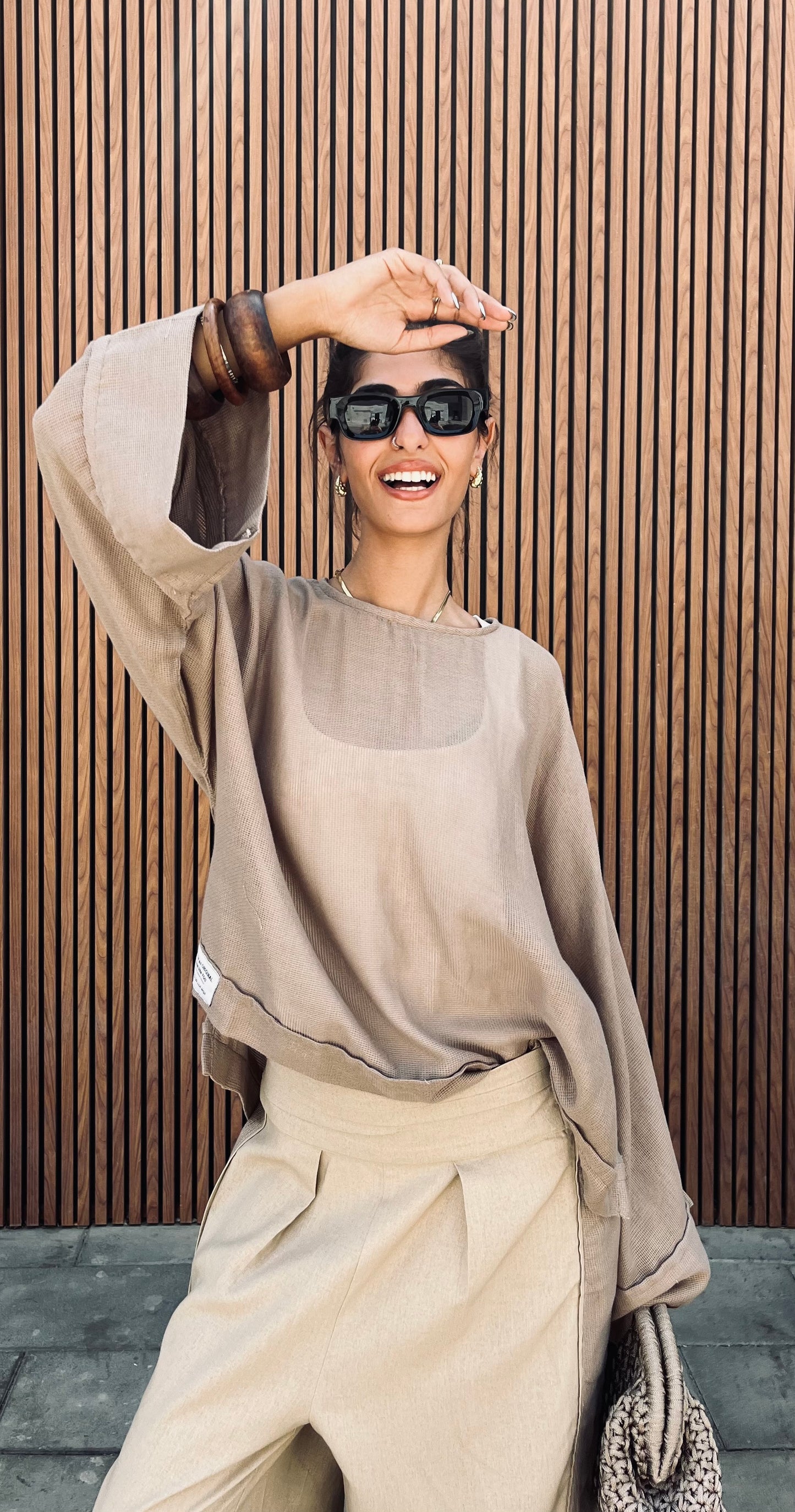 Mesh Breezy Linen Top