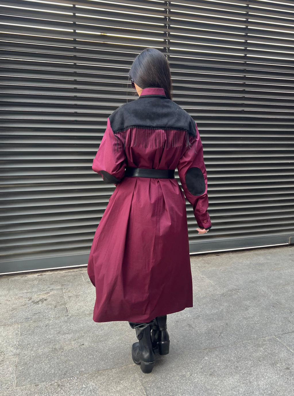 Shirt Dress With Slits