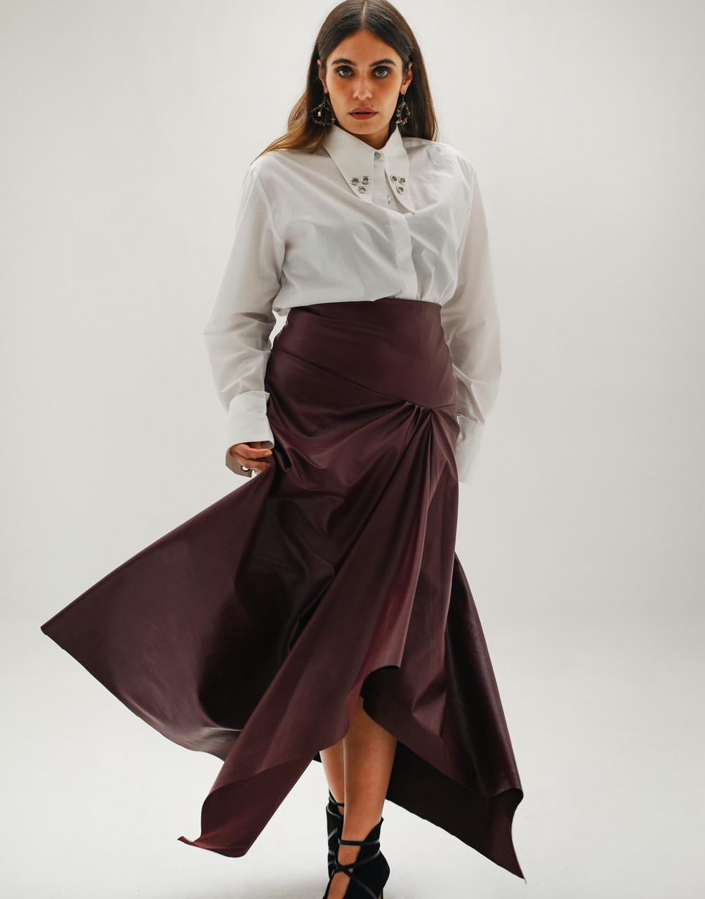 Leather skirt