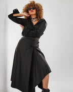 Leather skirt