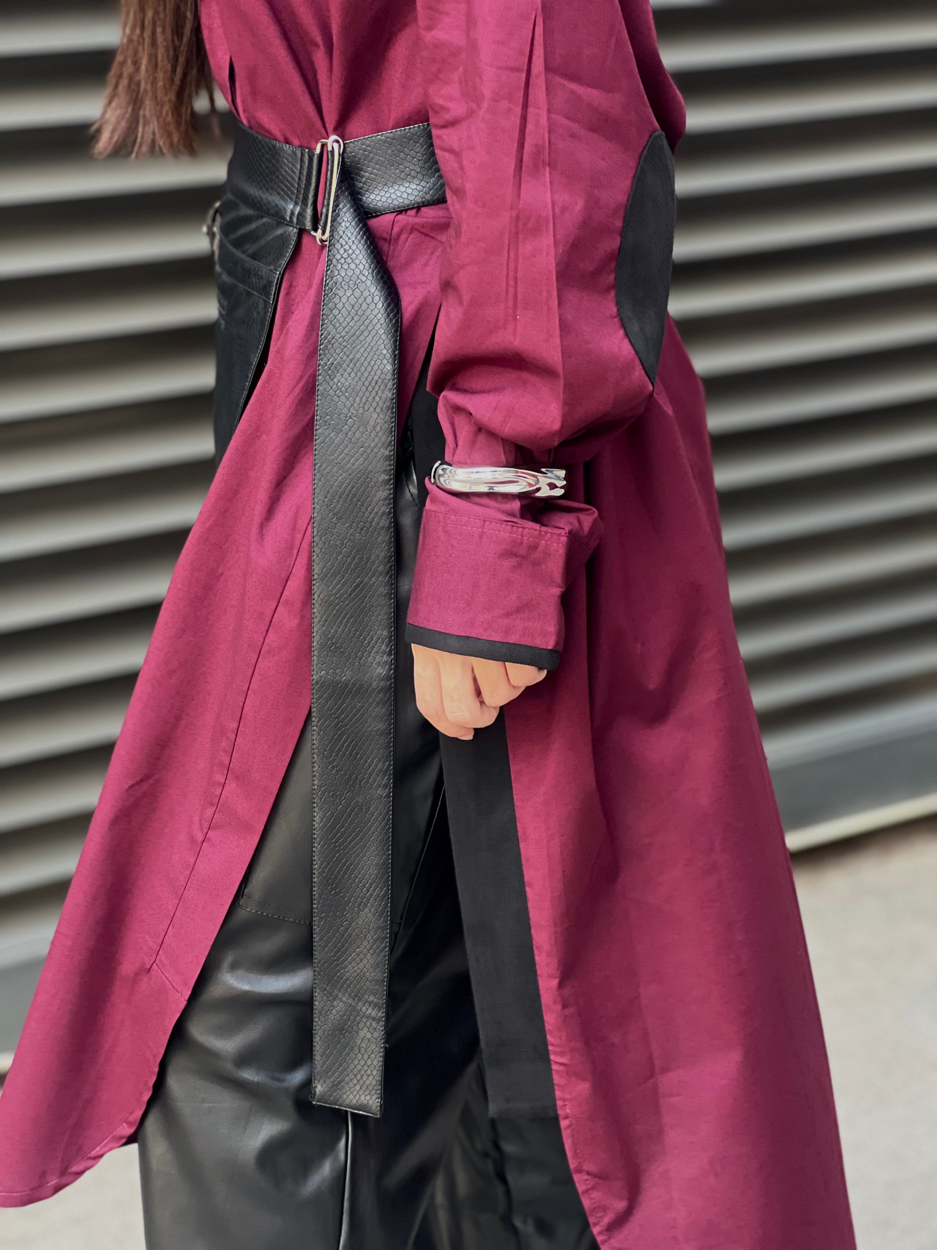 Shirt Dress With Slits