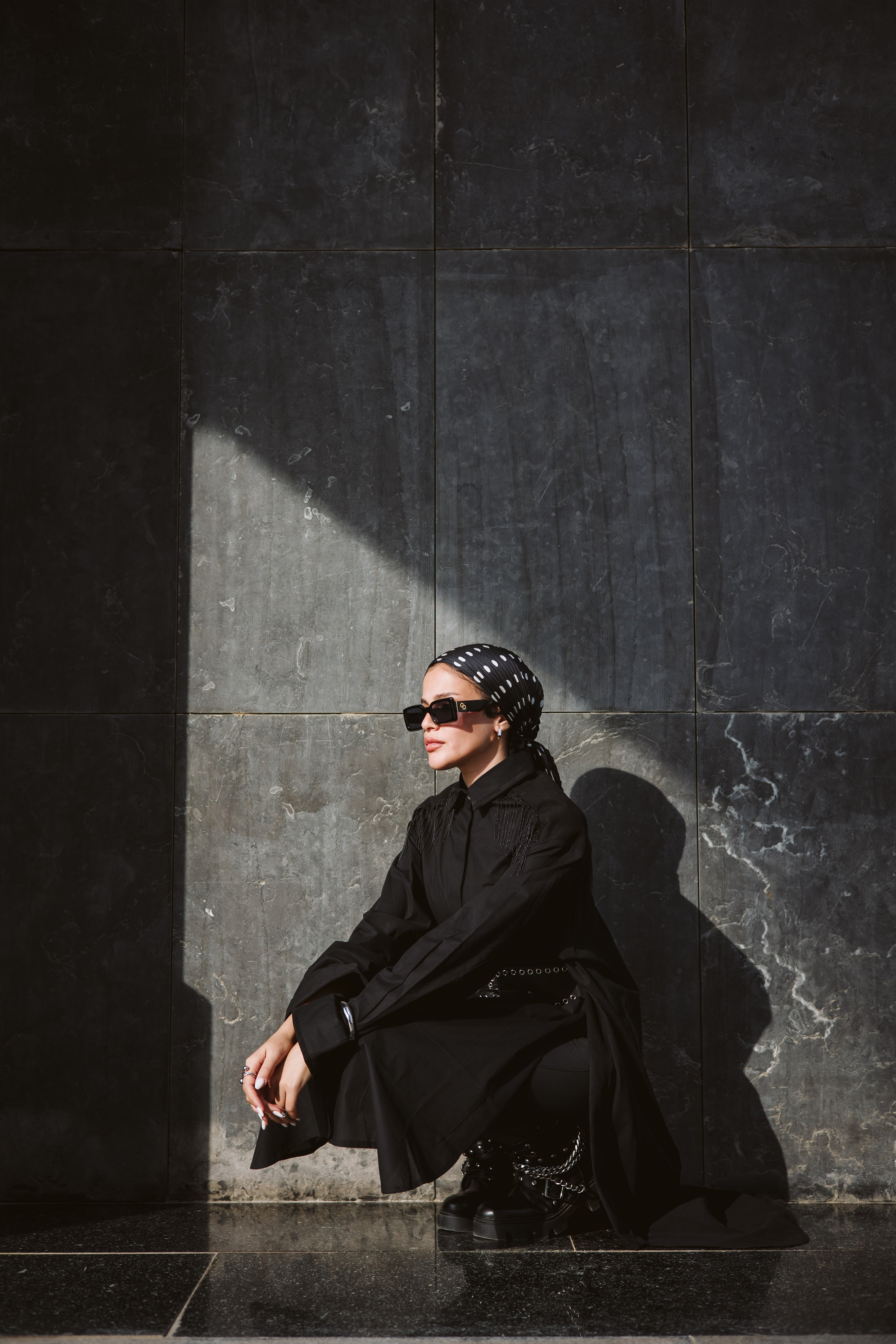 Shirt Dress With Slits