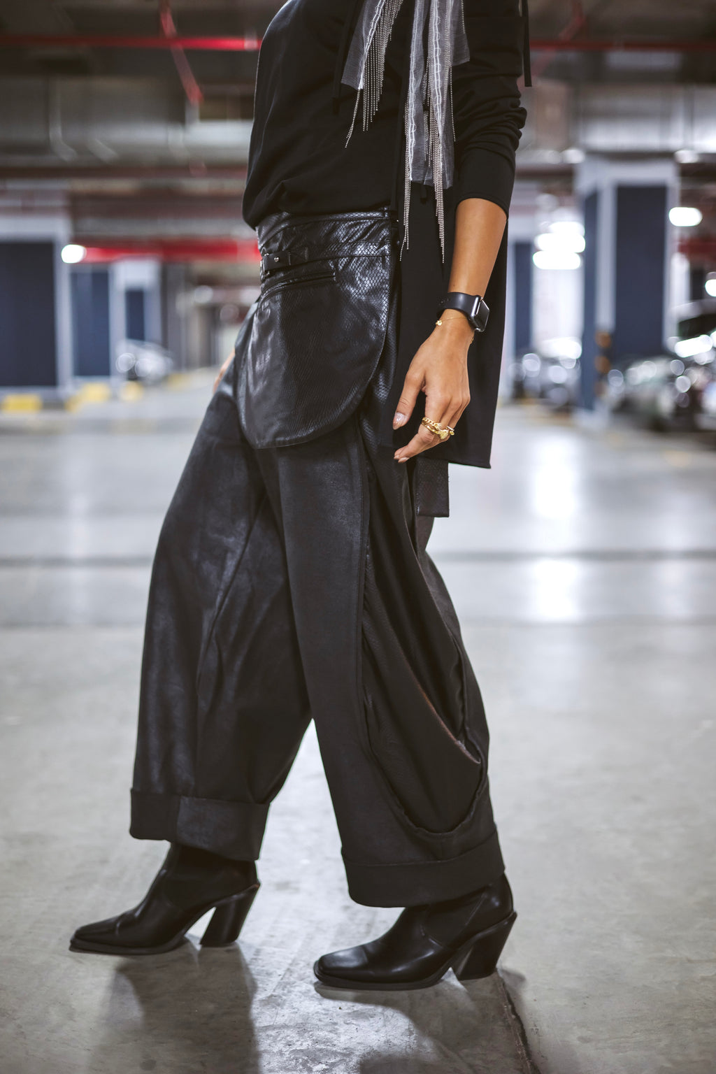 Shimmer Barrel Pants