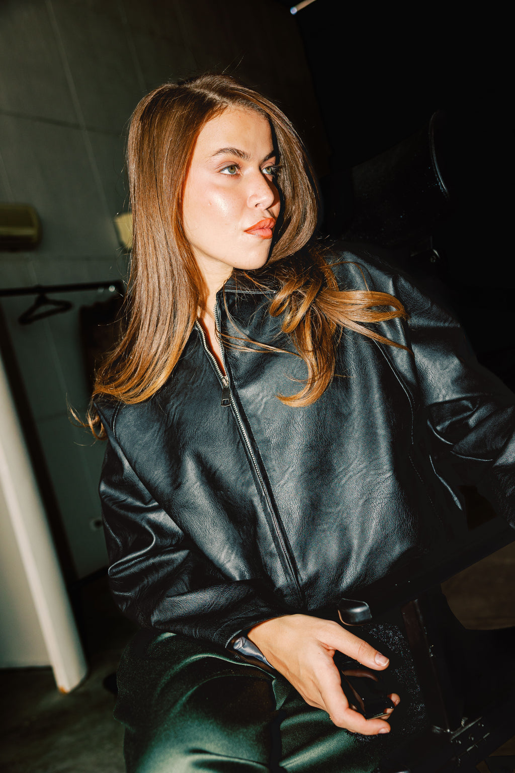 Terra leather jacket