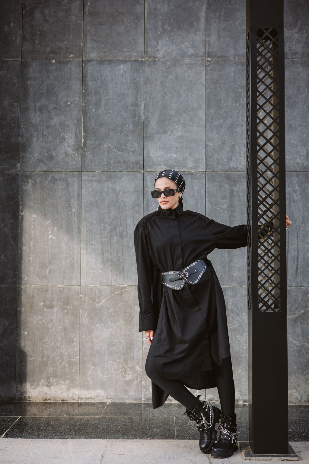 Shirt Dress With Slits