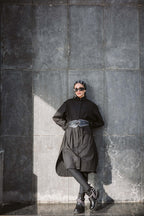 Shirt Dress With Slits