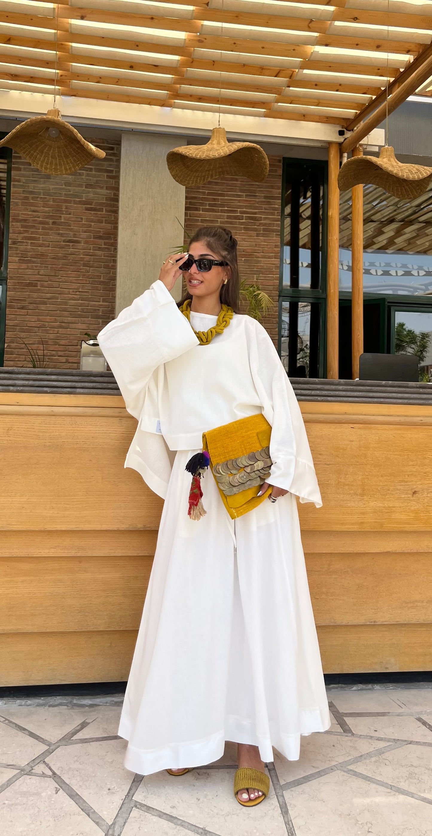 Naya linen skirt set
