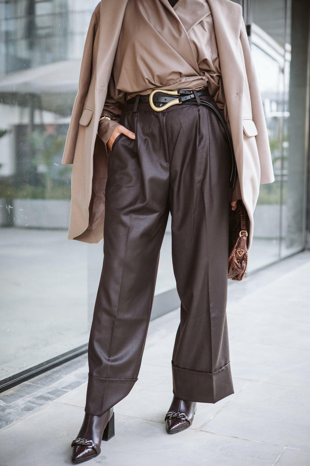 Classic Suit Wide Pants