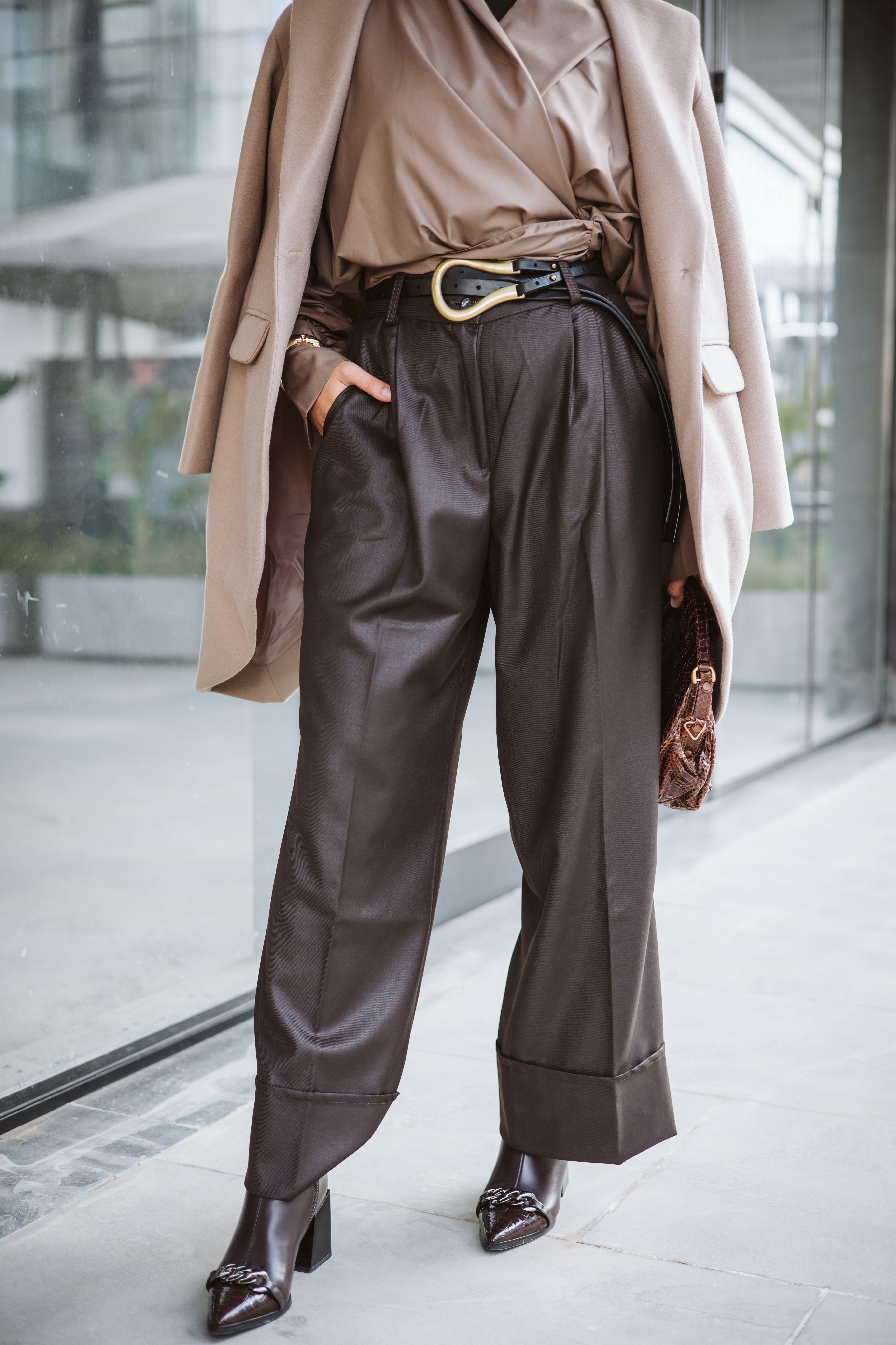 Classic Suit Wide Pants