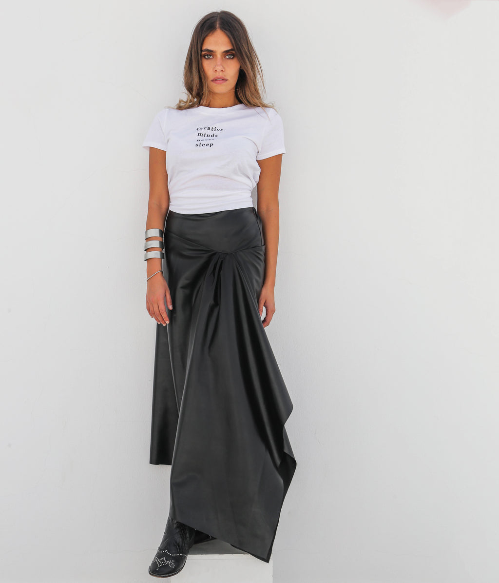 Leather skirt