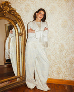 Flora Embroidered Linen Pants