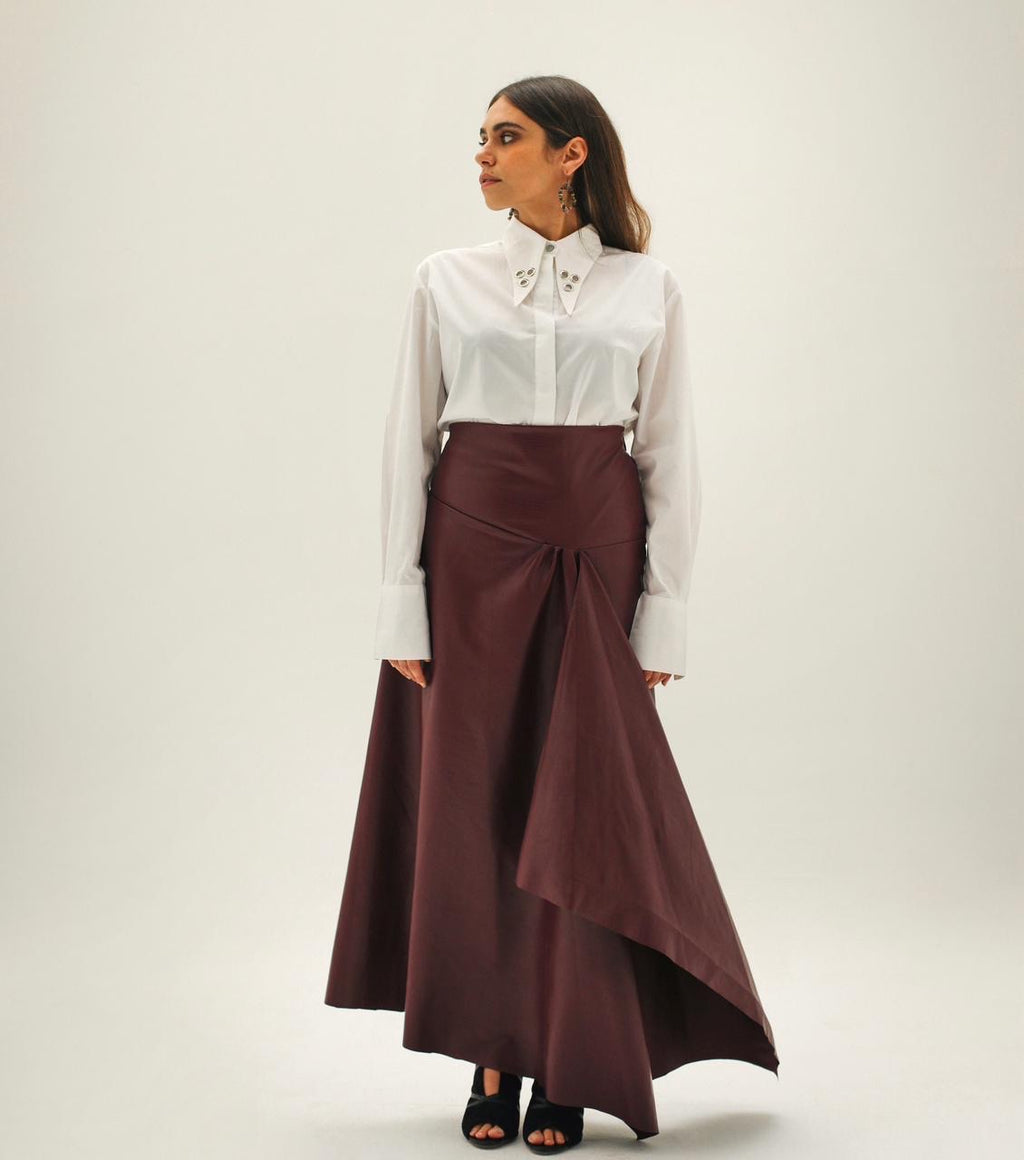 Leather skirt