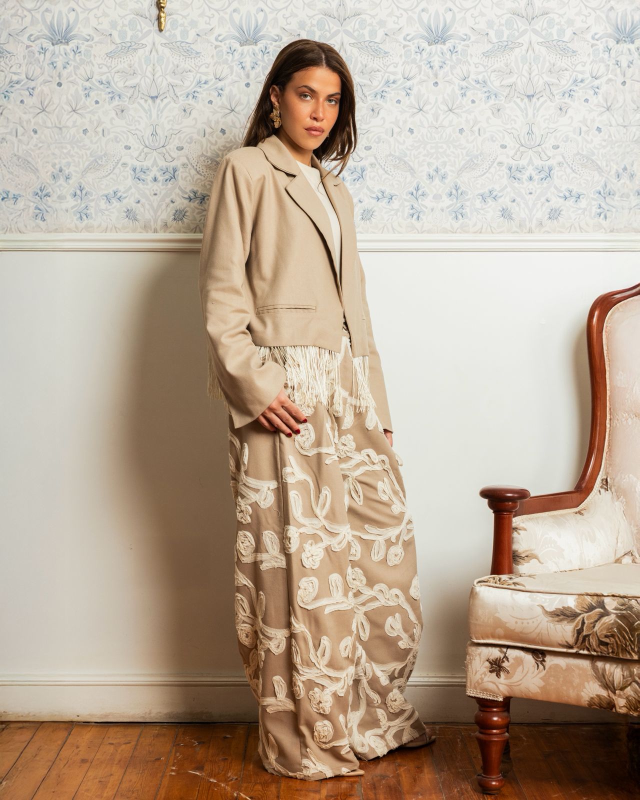 Flora Suit (Camel)