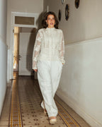 Camellia top (Off White)