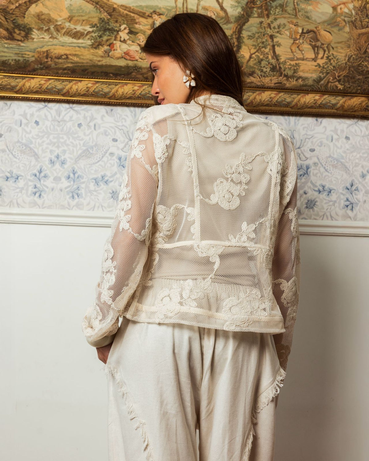 Camellia top (Off White)