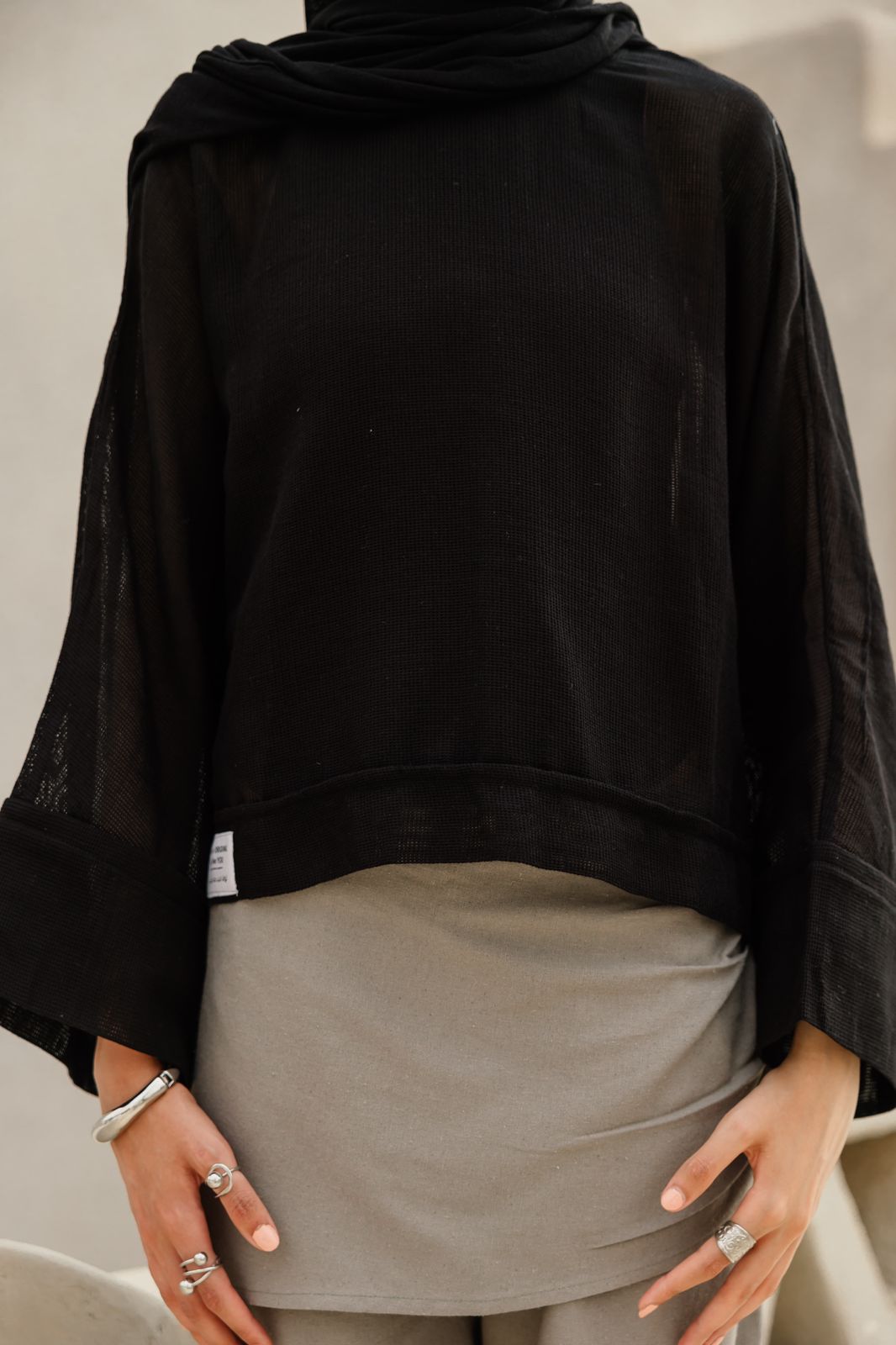 Mesh Breezy Linen Top